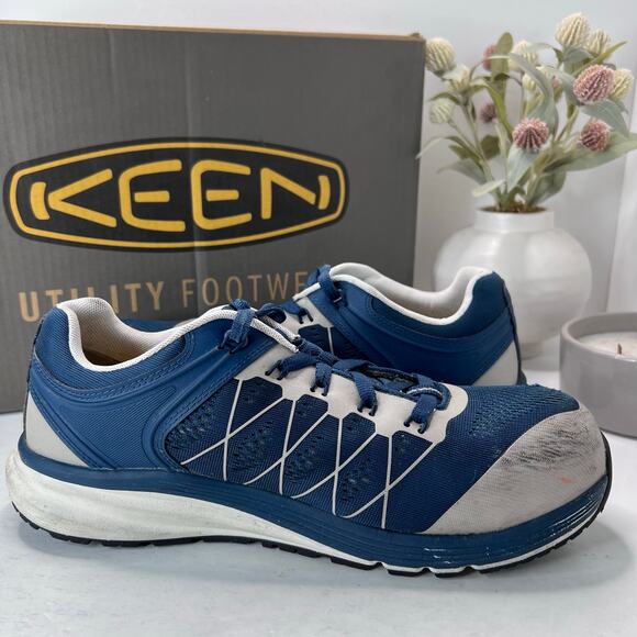 Keen Utility Footwear Vista Energy Shift Carbon Toe Sneaker Blue Men's 10.5D - Picture 7 of 10